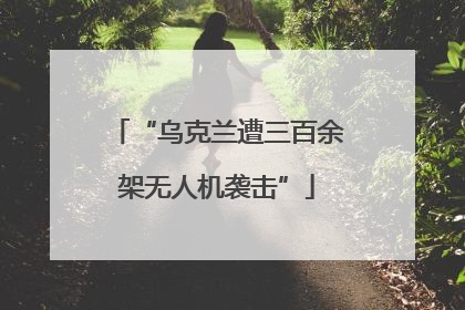 “乌克兰遭三百余架无人机袭击”