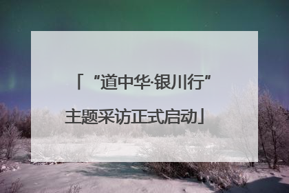 “道中华·银川行”主题采访正式启动