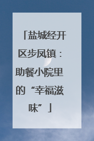 盐城经开区步凤镇：助餐小院里的“幸福滋味”