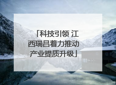 科技引领 江西瑞昌着力推动产业提质升级