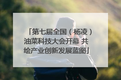 第七届全国（杨凌）油菜科技大会开幕 共绘产业创新发展蓝图