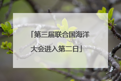 第三届联合国海洋大会进入第二日