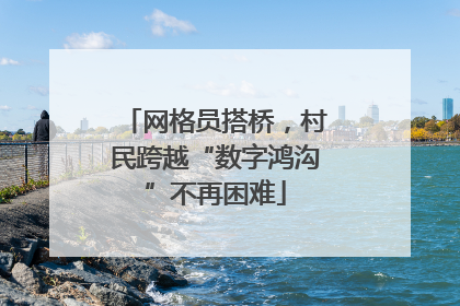 网格员搭桥，村民跨越“数字鸿沟”不再困难