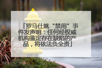 罗马仕就“禁用”事件发声明：任何经权威机构鉴定存在缺陷的产品，将依法负全责