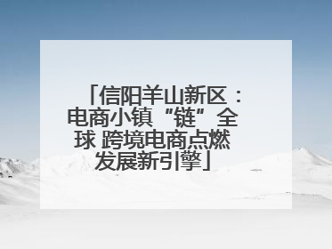 信阳羊山新区：电商小镇“链”全球 跨境电商点燃发展新引擎
