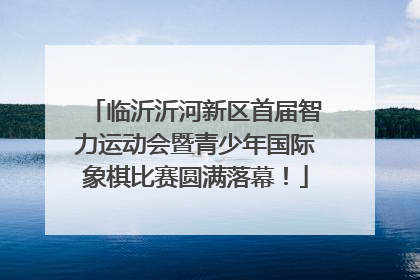 临沂沂河新区首届智力运动会暨青少年国际象棋比赛圆满落幕！