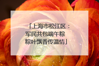 上海市松江区：军民共包端午粽 粽叶飘香传温情