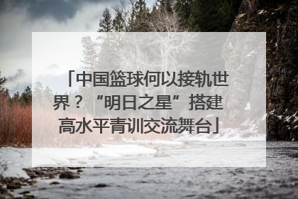 中国篮球何以接轨世界？“明日之星”搭建高水平青训交流舞台