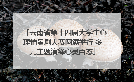 云南省第十四届大学生心理情景剧大赛圆满举行 多元主题演绎心灵百态
