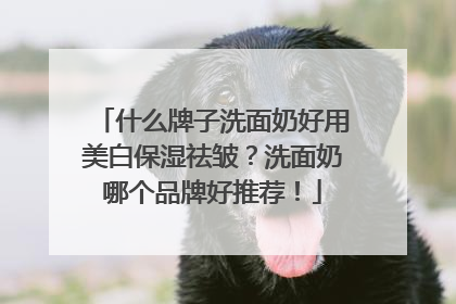 什么牌子洗面奶好用美白保湿祛皱？洗面奶哪个品牌好推荐！