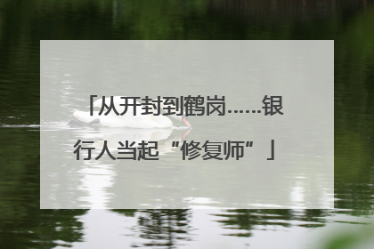 从开封到鹤岗……银行人当起“修复师”