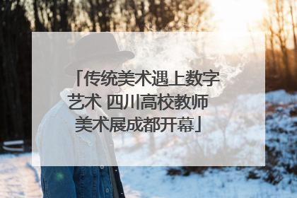 传统美术遇上数字艺术 四川高校教师美术展成都开幕