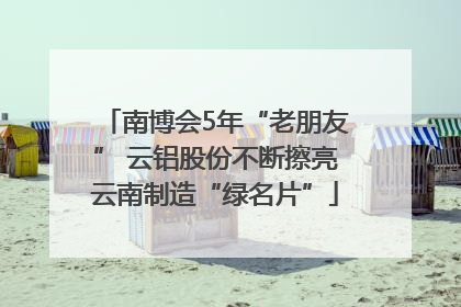 南博会5年“老朋友” 云铝股份不断擦亮云南制造“绿名片”