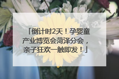 倒计时2天！孕婴童产业博览会菏泽分会，亲子狂欢一触即发！