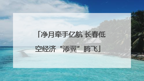 净月牵手亿航 长春低空经济“添翼”腾飞