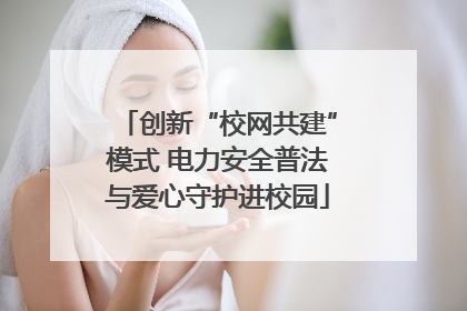 创新“校网共建”模式 电力安全普法与爱心守护进校园