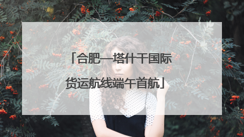 合肥—塔什干国际货运航线端午首航