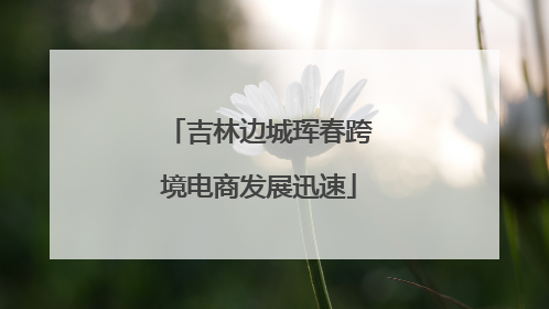 吉林边城珲春跨境电商发展迅速