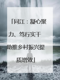 同江：凝心聚力、笃行实干 助推乡村振兴提质增效