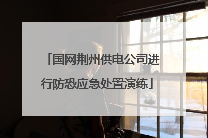 国网荆州供电公司进行防恐应急处置演练