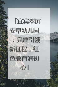 宜宾翠屏安阜幼儿园：党建引领新征程，红色教育润初心