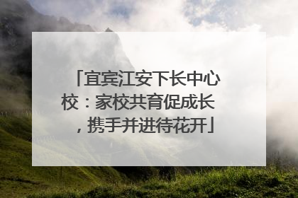 宜宾江安下长中心校：家校共育促成长，携手并进待花开