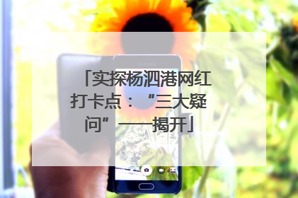 实探杨泗港网红打卡点：“三大疑问”一一揭开