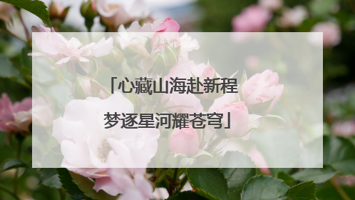 心藏山海赴新程 梦逐星河耀苍穹