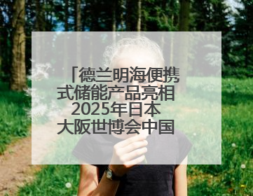 德兰明海便携式储能产品亮相2025年日本大阪世博会中国馆深圳活动周