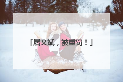 屠文斌，被重罚！
