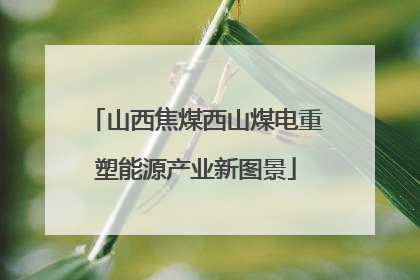 山西焦煤西山煤电重塑能源产业新图景