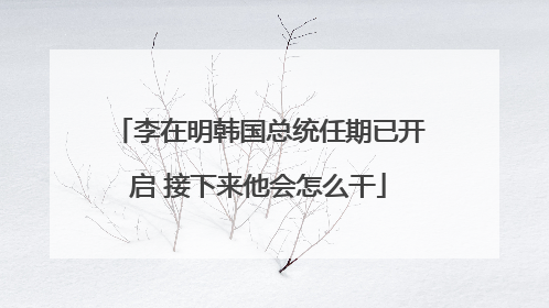 李在明韩国总统任期已开启 接下来他会怎么干