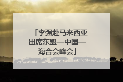 李强赴马来西亚出席东盟—中国—海合会峰会