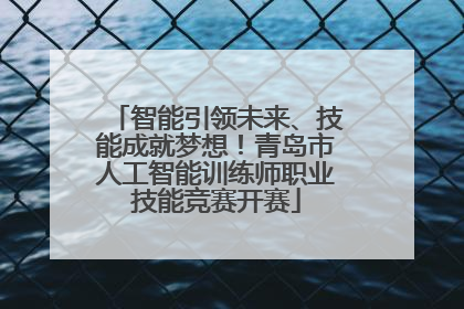 智能引领未来、技能成就梦想！青岛市人工智能训练师职业技能竞赛开赛