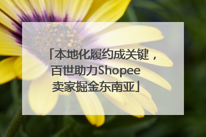 本地化履约成关键，百世助力Shopee卖家掘金东南亚
