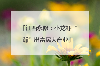 江西永修：小龙虾“蹦”出富民大产业