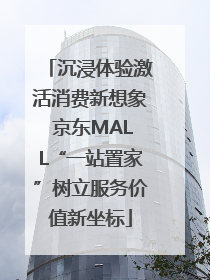 沉浸体验激活消费新想象 京东MALL“一站置家”树立服务价值新坐标