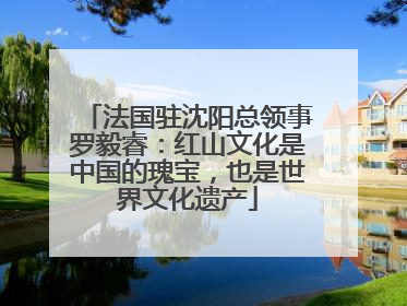 法国驻沈阳总领事罗毅睿：红山文化是中国的瑰宝，也是世界文化遗产