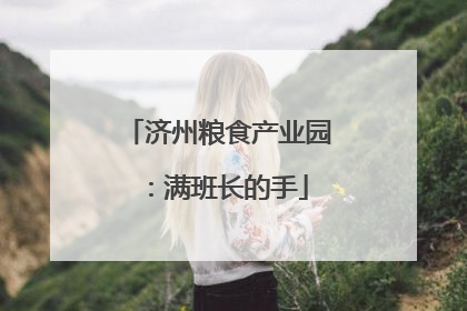 济州粮食产业园：满班长的手