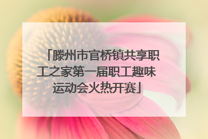 滕州市官桥镇共享职工之家第一届职工趣味运动会火热开赛