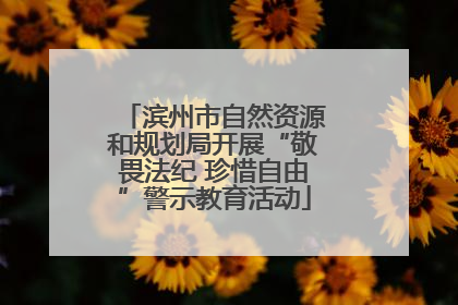 滨州市自然资源和规划局开展“敬畏法纪 珍惜自由”警示教育活动