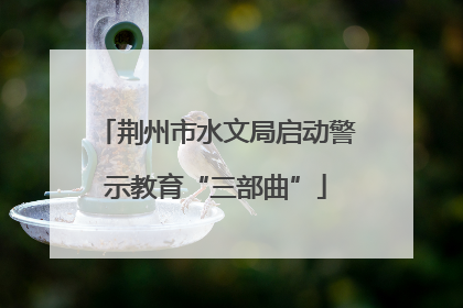 荆州市水文局启动警示教育“三部曲”