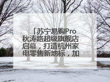 苏宁易购Pro秋涛路超级旗舰店启幕，打造杭州家电零售新地标，加速“大店攻略”全省布局