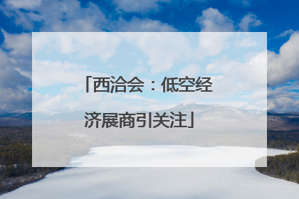西洽会：低空经济展商引关注