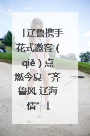 辽鲁携手花式邀客（qiě）点燃今夏“齐鲁风 辽海情”