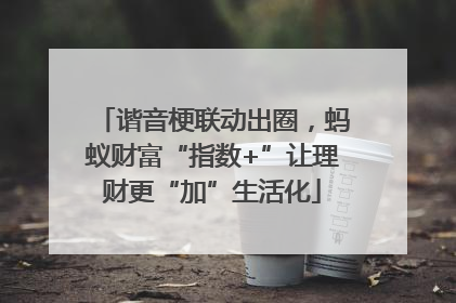 谐音梗联动出圈，蚂蚁财富“指数+”让理财更“加”生活化