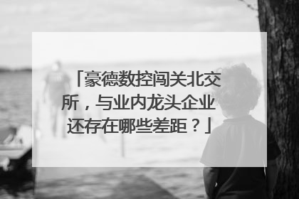 豪德数控闯关北交所，与业内龙头企业还存在哪些差距？