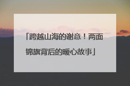 跨越山海的谢意！两面锦旗背后的暖心故事