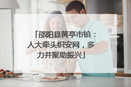 邵阳县黄亭市镇：人大牵头织安网，多力并聚助振兴