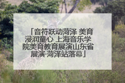 音符跃动菏泽 美育浸润童心 上海音乐学院美育教育展演山东省展演·菏泽站落幕